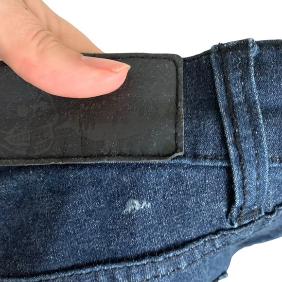 Cheap Monday Nasty Gal Dark Blue Skinny Jeans Jegging - Picture 3 of 5